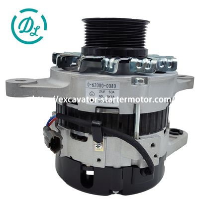 24V 50A 8-98092116-0 เครื่องเปลี่ยนเครื่องขุด 0-62000-0080 714/40523